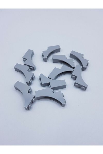 LEGO Original Moc Custom Accessory Creator Arch 1 X 3 X 3 Belt Light Gray 4 Pieces Will Be Sent