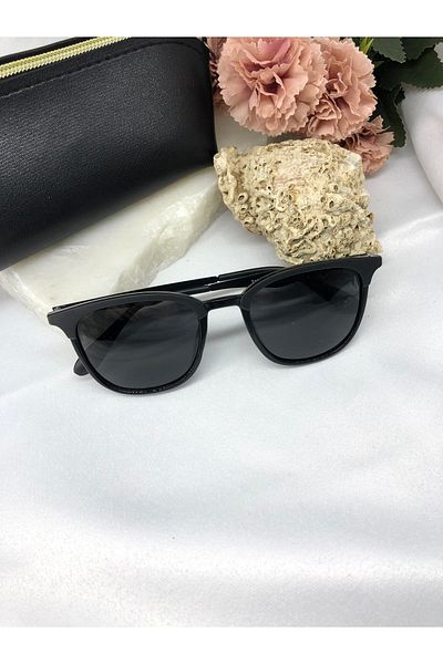 Di Caprio Meo Men's Black Sunglasses