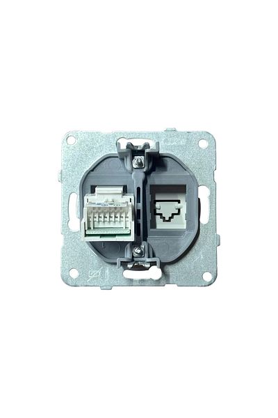 VİRALİGHTİNG Viko Karre White Numeris Telephone Socket Rj11 Frameless