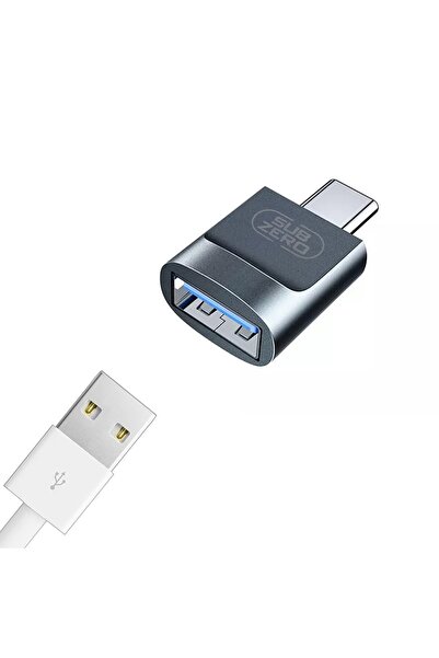 Subzero Type-c Dönüştürcü Type C Usb Otg Çevirici Usb 3.0 Hızlı Transfer | Metal