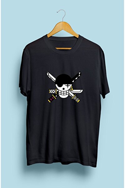 ZOKAWEAR Tricou unisex imprimat cu emblema Zoro One Piece