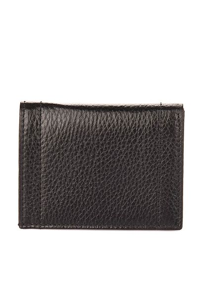 GUARD Minimal Black Leather Men's Wallet