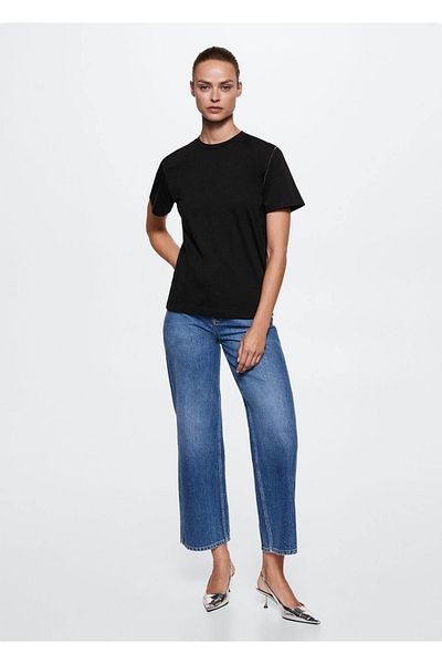 MANGO Woman Solidarity T-Shirt with Message