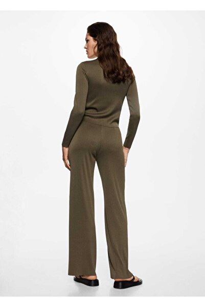 MANGO Woman Πλισέ μπλουζάκι