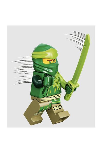 LEGO Ninjago Lloyd Core Original Minifigure And Katana