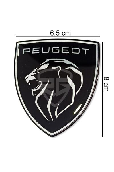 Genel Markalar Yeni Peugeot Logo  uyumlu 3d Arma Amblem