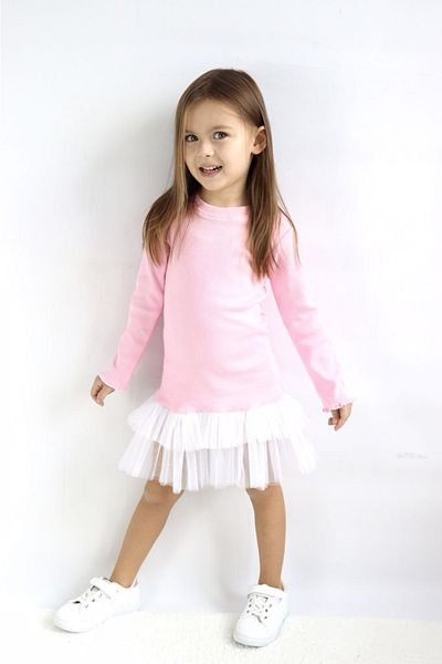 le petit sole Girl's Polly Camisole and Tulle Dress