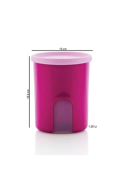 Tupperware Open Eye 1.25 Lt Purple Single Finger Storage Container