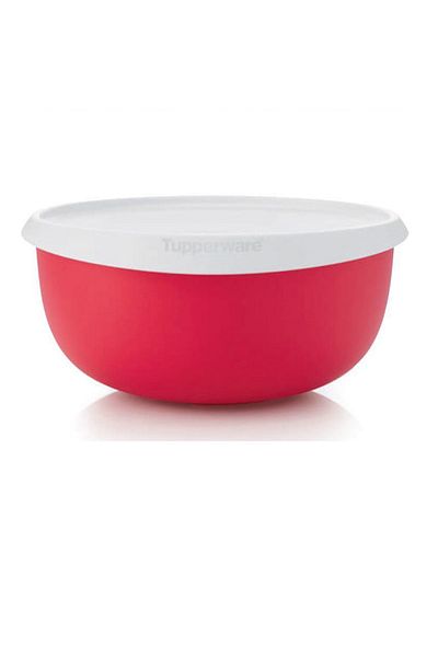 Tupperware Clover 4.3 Lt Single Finger Red Hsgl Storage Container