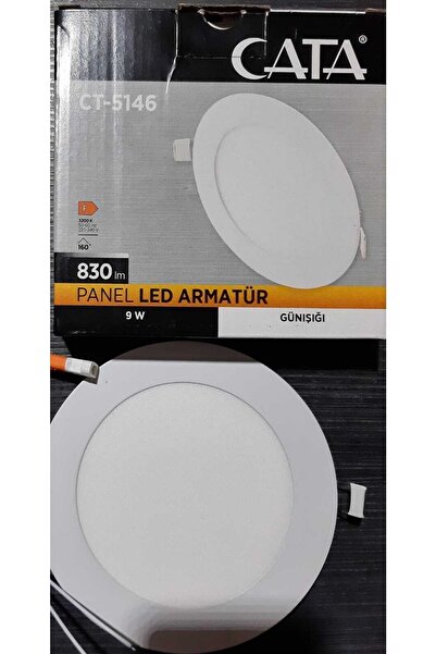 Cata Ct-5146 9w Beyaz Işık Led Panel Spot