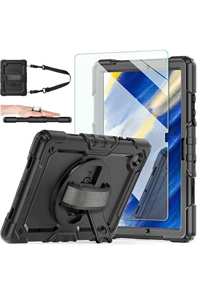m.tk moveteck Samsung Galaxy Tab A8 2022 10.5 Inch Zırh Tank Kılıf Ve Ekran K...