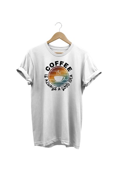 WİDİ Kafa Štampano Bela T-shirt