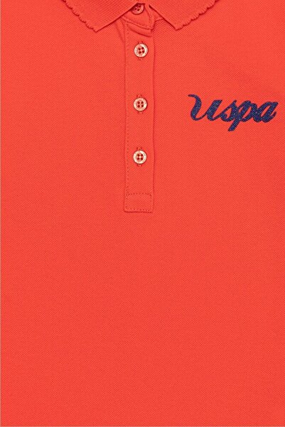 U.S. Polo Assn. Kırmızı Kız Çocuk T-Shirt