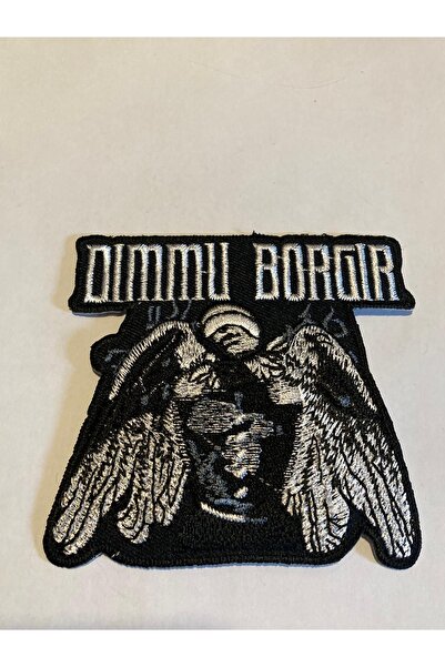 StüdyoÜmitTişört Dımmu Burgir Logo Patch-peci، مزيج، رقعة جينز
