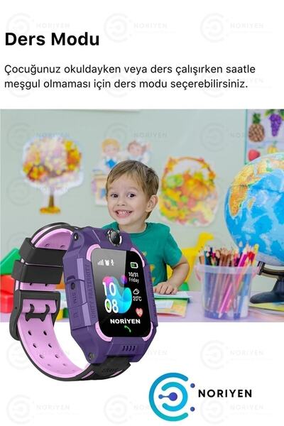 Ayzem Store Kameralı Çocuk Takip Saati Ortam Dinleme Sim Kartlı Gps Konum Özellikli Çocuk Akıllı Saat