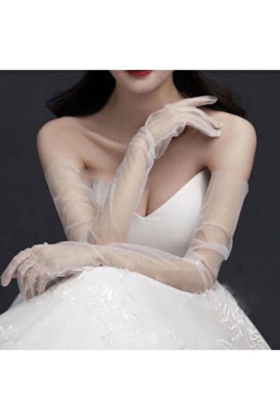 Sukha Bridal GlovesWhite Bridal Gloves, Tulle Bridal Gloves