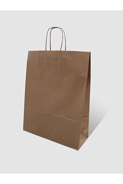 ecenplast Kraft Çanta 32x12x41 (50 Adet) (kağıt Poşet Çanta)