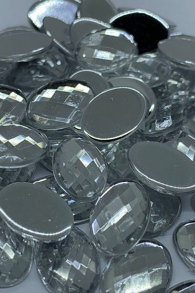 Cem Davetiye Decoration Stone Crystal Ellipse Shaped 10x14mm 1000 Pieces Acrylic Stones