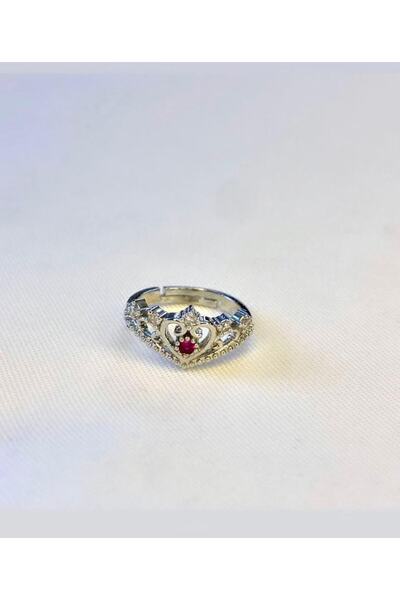 soiestore Zircon Stone Princess Crown Ring (adjustable)