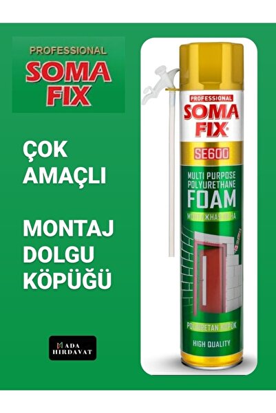 ADA HIRDAVAT Somafix Se600 Poliüretan Montaj Dolgu Köpüğü - 600 Gr- 1 Adet