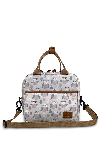 Stylo Food Bag Heat Insulated Thermal Bag Food And Meal Carrying Lunch Box Hanger Owl