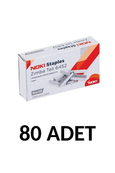 Noki 80 Pieces Small Size Staples No:10 (cu) 1000 Pieces