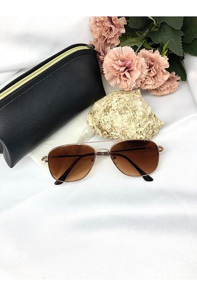 Di Caprio Serpa Cornered Brown Men's Sunglasses