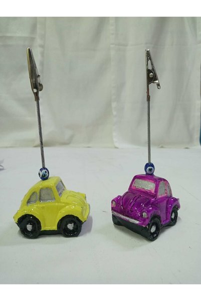 TÜRKÜ HEDİYELİK Mini Woswos Decorative Note Holder - Note Holder - Metal Pincer Note Holder - Handmade - Photo Holder