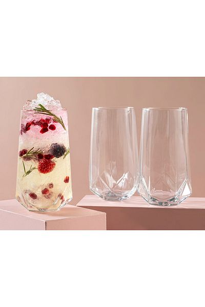 English Home Roma Glass 3-Piece Soft Drink Glass 460 Ml