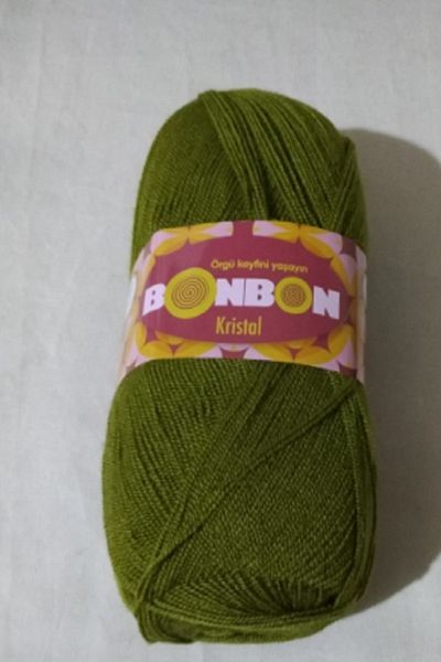 BONBON Crystal Fiber Rope Military Green 1 Piece Color: 98687