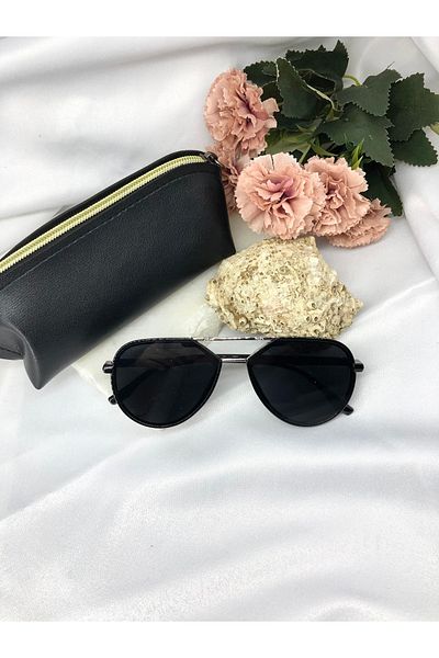 Di Caprio Purla Design Drop Matte Black Men's Sunglasses