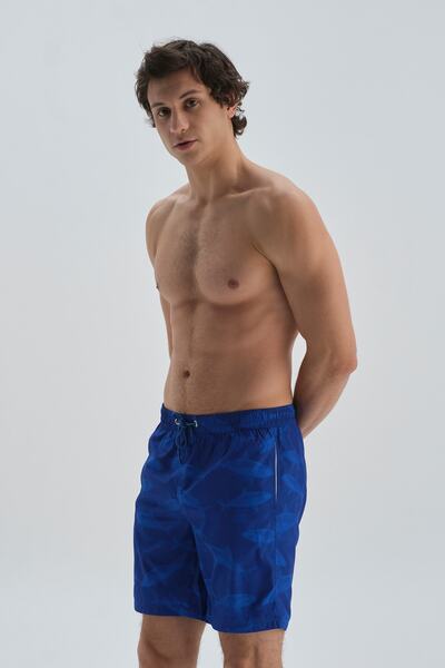 Dagi Pantaloni scurți de mare cu model Sax Micro Long Fish