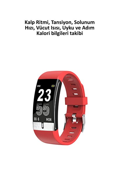 Genel Markalar Android Akıllı Bileklik (EKG, NABIZ, SOLUNUM HIZI, VÜCUT İSISI, AKTİVİTE VE UYKU VERİSİ) 2 Yıl Yok