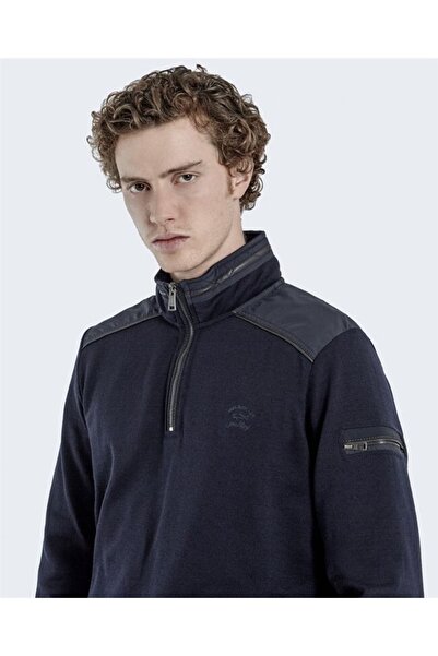 PAUL&SHARK Men's Ziped Pullover C.wWool