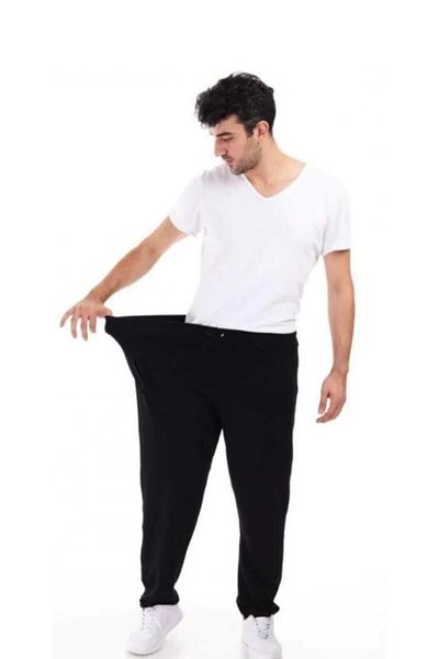 ÇEÇEN HOME Ανδρικό παντελόνι Oversize Μαύρο Χρώμα