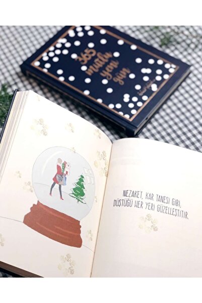 Bikutumutluluk Tarihsiz Ajanda Confetti 365 Mutlu Yeni Gün Planlayıcı Defter