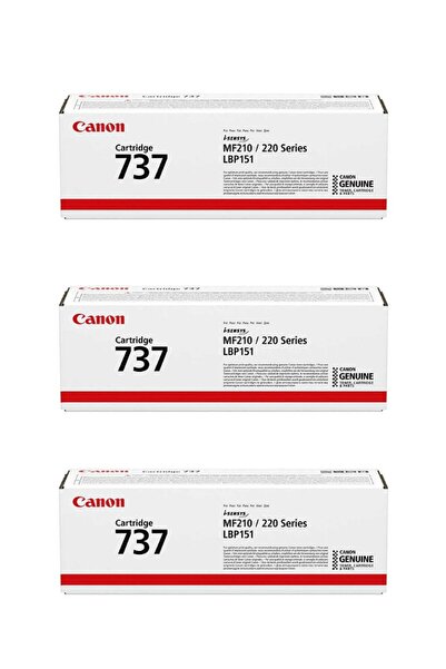 Canon I-sensys Mf-237w Crg-737 Orjinal Toner 3'lü Avantaj Paket