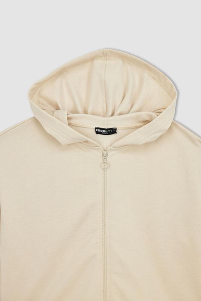 DeFacto Strickjacke - Beige - Regular Fit