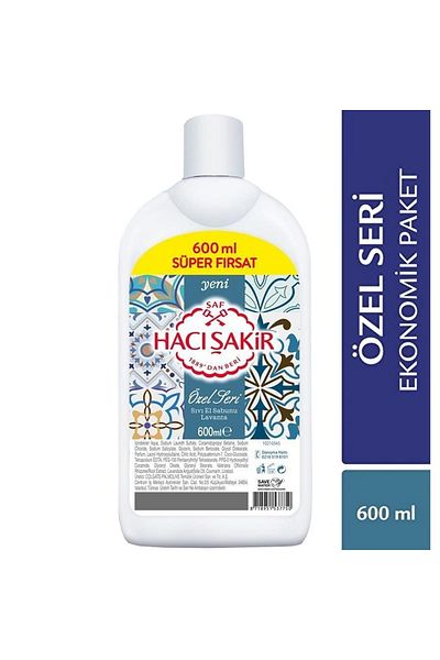 Hacı Şakir Special Series Liquid Hand Soap Lavender 600 Ml