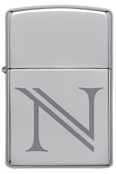 Zippo Çakmak N Harf Gümüş Gri