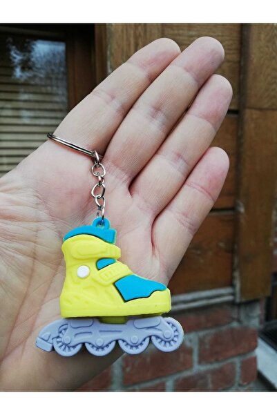 Bluoksweet Paten-4 Oyuncak Silikon Çanta Süsü Keychain Çocuk Kız Erkek Büyük ...