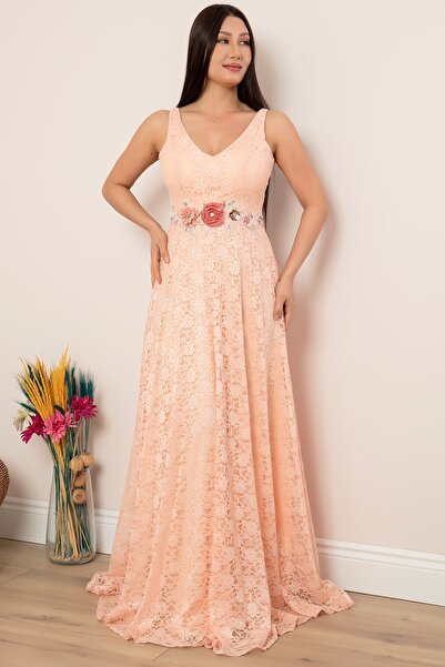 PULLIMM Φόρεμα Varna 13102 με λουλούδια μέσης