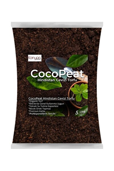 KanyonMarket %100 Doğal Torf - Cocopeat Hindistan Cevizi Lifi - Doğal Bitki T...