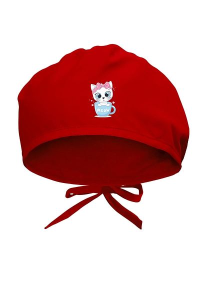 Tasarım Trend Cute Cat Design Surgical Bonnet in Cup