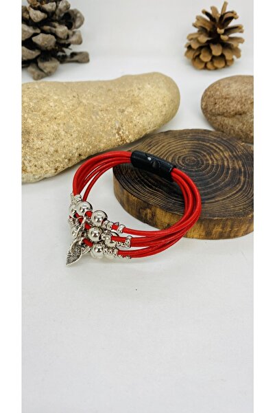 Porsuk Alternatif سوار نسائي متعدد الأغراض مصنوع يدويًا من الجلد