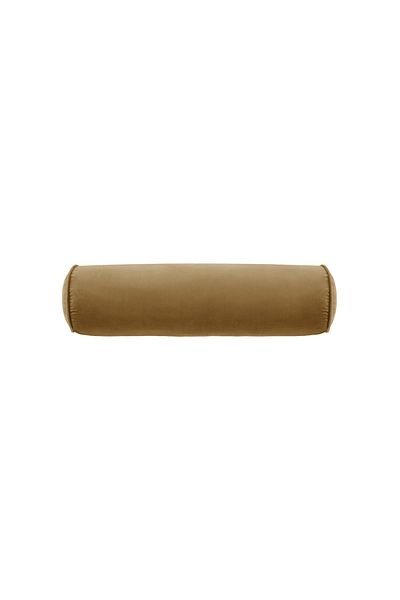 Yataş Grace Mustard Cylinder Decorative Throw Pillow