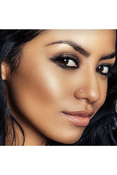 Heppii 925 Ayar Tektaş Hızma Burun Piercing 2 Mm