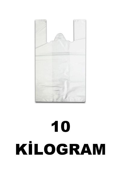 Yakutsan 10 Kg White Grocery Bag Small Size 24x46 Cm Athlete Bag
