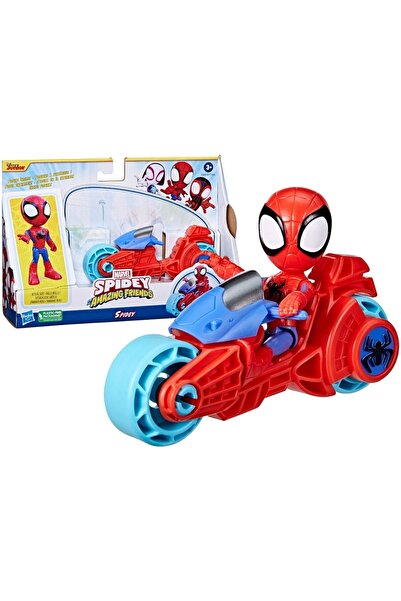 Hasbro سبايدر مان سبايدر مان وأصدقائه المذهلين للدراجة النارية