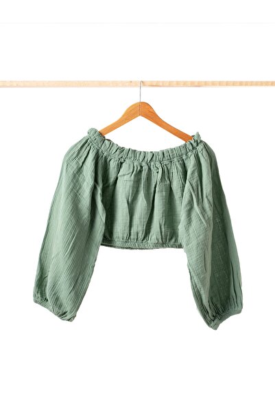 PHUTİ COLLECTION Мусліновий кроп-топ